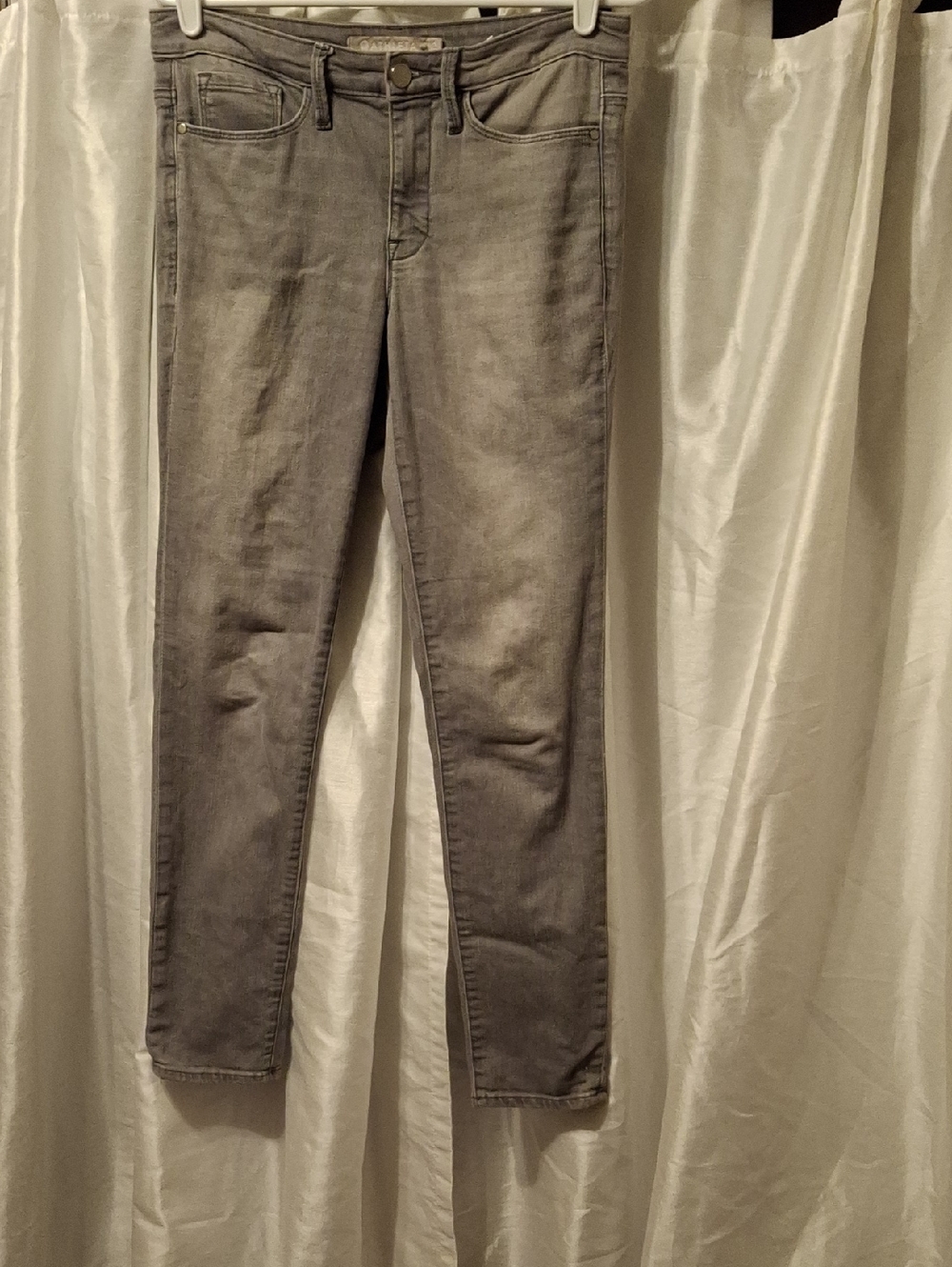 Athleta Light Gray High-Rise Pants